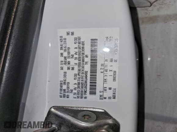 ✅ 2019 Ford Escape SE • VIN: 1FMCU0GDXKUA64502 • Lot: 92849335. Wystawiony na Copart z przebiegiem 167 449 mil. Bezpłatny archiwum sprzedaży aukcyjnych z USA i szczegółowy raport historii pojazdu na DreamBid. Zdjęcie 13.