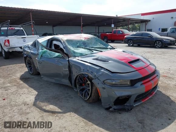 ✅ 2023 Dodge Charger SRT Hellcat Widebody Jailbreak • VIN: 2C3CDXL94PH626231 • Lot: 41754500. Listed on IAAI with 3,612 mi. Free auction sales archive from the USA and detailed vehicle history report at DreamBid. Image 1.