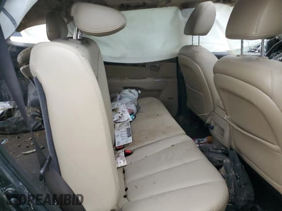 ✅ 2012 Hyundai Santa Fe Limited • VIN: 5XYZK4AG4CG130933 • Lot: 60830854. Listed on Copart with Not provided. Free auction sales archive from the USA and detailed vehicle history report at DreamBid. Image 12.