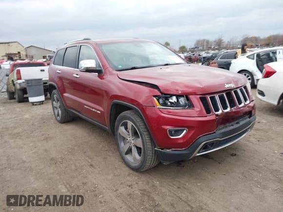✅ 2014 Jeep Grand Cherokee Limited • VIN: 1C4RJFBG2EC579418 • Lot: 43632748. Wystawiony na IAAI z przebiegiem 82 195 mil. Bezpłatny archiwum sprzedaży aukcyjnych z USA i szczegółowy raport historii pojazdu na DreamBid. Zdjęcie 1.