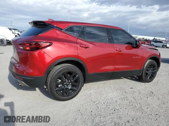 2023 Chevrolet Blazer LT with VIN 3GNKBCR45PS156846, listed as a Copart auction lot 52695774 with 28,823 mi miles and Salvage title. Bid and sale history available at DreamBid. Image 3.