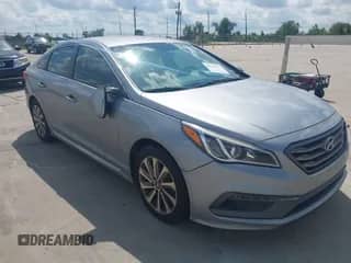 ✅ 2015 Hyundai Sonata Sport • VIN: 5NPE34AF0FH086977 • Lot: 43244746. Listed on IAAI with 100,210 mi. Free auction sales archive from the USA and detailed vehicle history report at DreamBid. Image 1.