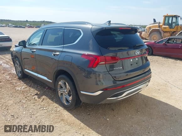 ✅ 2021 Hyundai Santa Fe SEL • VIN: 5NMS64AJ2MH309948 • Lot: 43392363. Listed on IAAI with 29,182 mi. Free auction sales archive from the USA and detailed vehicle history report at DreamBid. Image 3.