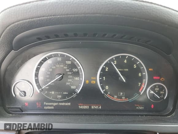 ✅ 2010 BMW 7 Series 750Li • VIN: WBAKB8C56ACY63200 • Lot: 80033455. Listed on Copart with 143,203 mi. Free auction sales archive from the USA and detailed vehicle history report at DreamBid. Image 9.