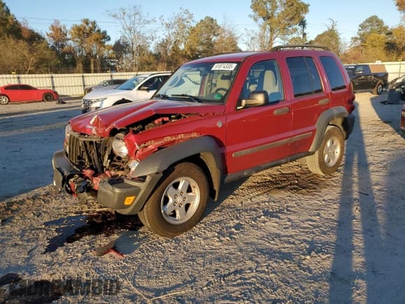 ✅ 2006 Jeep Liberty Sport • VIN: 1J4GL48K76W254159 • Lot: 91874335. Listed on Copart with 146,476 mi. Free auction sales archive from the USA and detailed vehicle history report at DreamBid. Image 1.