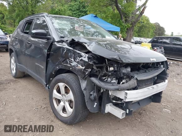 ✅ 2021 Jeep Compass Altitude • VIN: 3C4NJDBB2MT537955 • Lot: 42301024. Listed on IAAI with 62,993 mi. Free auction sales archive from the USA and detailed vehicle history report at DreamBid. Image 6.
