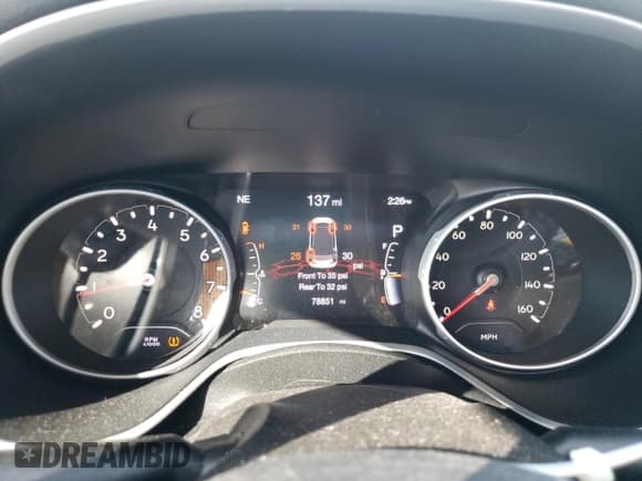 ✅ 2019 Jeep Compass Limited • VIN: 3C4NJCCB4KT802395 • Lot: 48311035. Listed on Copart with 78,851 mi. Free auction sales archive from the USA and detailed vehicle history report at DreamBid. Image 9.