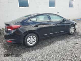 2020 Hyundai Elantra SE with VIN 5NPD74LF1LH616690, listed as a Copart auction lot 60151175 with 27,235 mi miles and Salvage title. Bid and sale history available at DreamBid. Image 3.