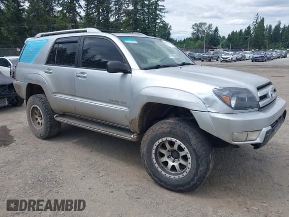 ✅ 2003 Toyota 4Runner Limited • VIN: JTEBT17R430002991 • Lot: 42451365. Listed on IAAI with 327,617 mi. Free auction sales archive from the USA and detailed vehicle history report at DreamBid. Image 1.