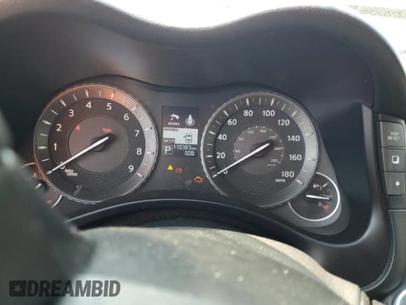 ✅ 2018 Infiniti Q70 Luxe • VIN: JN1BY1AR4JM220761 • Lot: 67627515. Listed on Copart with 110,383 mi. Free auction sales archive from the USA and detailed vehicle history report at DreamBid. Image 9.