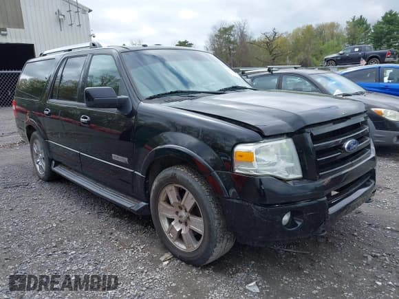 ✅ 2007 Ford Expedition Max Limited • VIN: 1FMFK205X7LA38383 • Lot: 42205021. Listed on IAAI with 128,885 mi. Free auction sales archive from the USA and detailed vehicle history report at DreamBid. Image 1.