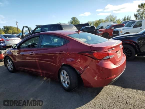2014 Hyundai Elantra SE z VIN 5NPDH4AE3EH540299, wystawiony jako Copart lot #87478375 z przebiegiem 100 755 mil mil oraz Szkoda całkowita • Salvage title. Historia ofert i sprzedaży dostępna na DreamBid. Obrazek 2.