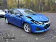 2019 Chevrolet Cruze LT with VIN 3G1BE6SM7KS566917, listed as a Copart auction lot 87097245 with 158,856 mi miles and Salvage title. Bid and sale history available at DreamBid. Image 4.