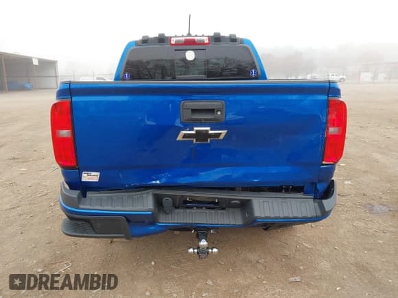 ✅ 2020 Chevrolet Colorado 4WD Z71 • VIN: 1GCGTDEN9L1201976 • Lot: 43696992. Listed on IAAI with 81,315 mi. Free auction sales archive from the USA and detailed vehicle history report at DreamBid. Image 6.