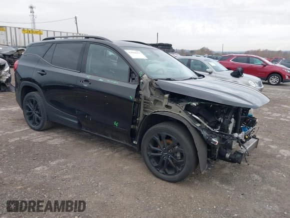 ✅ 2021 GMC Terrain SLE • VIN: 3GKALTEVXML387753 • Лот: 43600853. Опубликован ранее на IAAI с пробегом 63 360 миль. Бесплатный доступ к архиву аукционных продаж из США и подробный отчёт об истории автомобиля на DreamBid. Изображение 1.