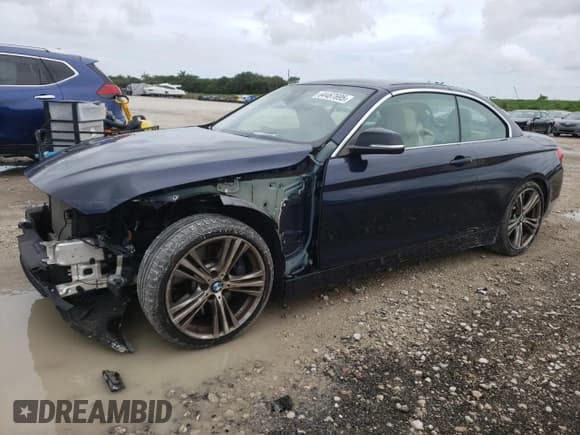 ✅ 2015 BMW 4 Series 435i • VIN: WBA3T3C5XFP939568 • Lot: 64467695. Listed on Copart with 51,121 mi. Free auction sales archive from the USA and detailed vehicle history report at DreamBid. Image 1.