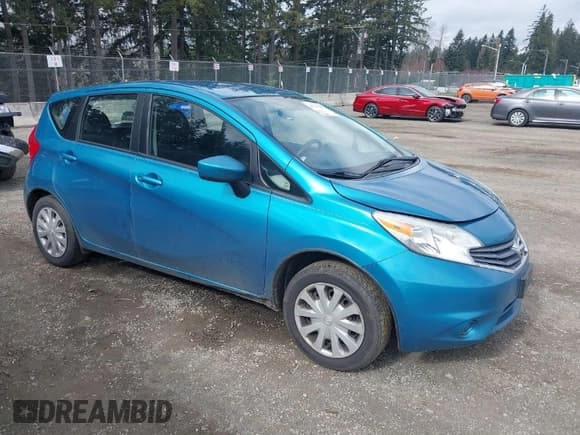 ✅ 2015 Nissan Note S • VIN: 3N1CE2CP9FL399198 • Lot: 41745250. Listed on IAAI with 153,445 mi. Free auction sales archive from the USA and detailed vehicle history report at DreamBid. Image 1.
