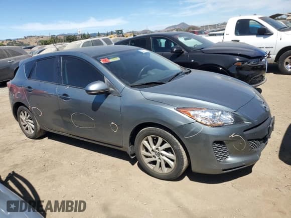✅ 2013 Mazda 3 i Touring • VIN: JM1BL1LP3D1793809 • Lot: 65647795. Listed on Copart with 114,615 mi. Free auction sales archive from the USA and detailed vehicle history report at DreamBid. Image 4.