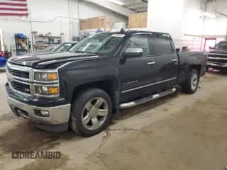2014 Chevrolet Silverado 1500 LTZ z VIN 3GCUKSEC9EG361823, wystawiony jako Copart lot #64789325 z przebiegiem 167 644 mil mil oraz Szkoda całkowita • Salvage title. Historia ofert i sprzedaży dostępna na DreamBid. Obrazek 1.