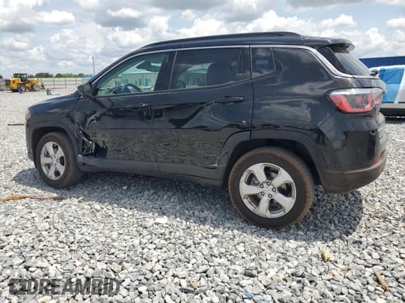 ✅ 2019 Jeep Compass Latitude • VIN: 3C4NJDBB0KT790625 • Lot: 56214235. Listed on Copart with Not provided. Free auction sales archive from the USA and detailed vehicle history report at DreamBid. Image 2.