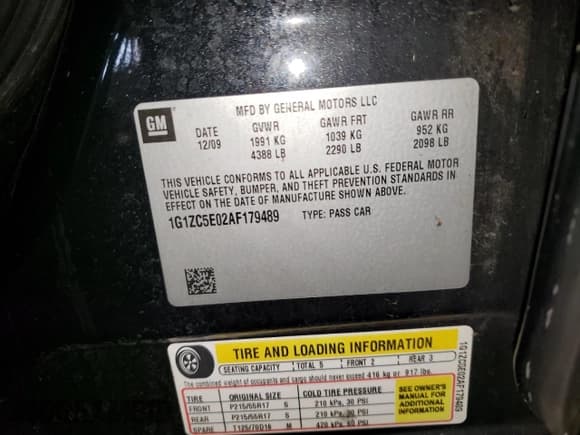 ✅ 2010 Chevrolet Malibu 1LT • VIN: 1G1ZC5E02AF179489 • Lot: 71473374. Listed on Copart with 193,720 mi. Free auction sales archive from the USA and detailed vehicle history report at DreamBid. Image 12.