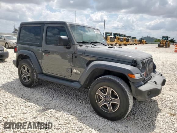 ✅ 2018 Jeep Wrangler Sport • VIN: 1C4GJXAG5JW303631 • Lot: 69999165. Listed on Copart with 106,170 mi. Free auction sales archive from the USA and detailed vehicle history report at DreamBid. Image 4.