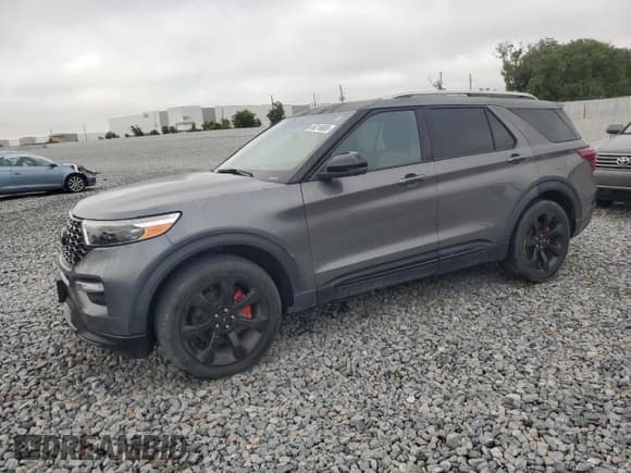 ✅ 2022 Ford Explorer ST • VIN: 1FM5K8GC1NGB02836 • Лот: 86216695. Опубликован ранее на Copart с пробегом 27 054 миль. Бесплатный доступ к архиву аукционных продаж из США и подробный отчёт об истории автомобиля на DreamBid. Изображение 1.