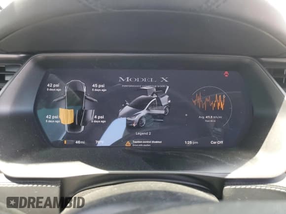 ✅ 2020 Tesla Model X Performance • VIN: 5YJXCBE45LF301043 • Lot: 61770415. Listed on Copart with Not provided. Free auction sales archive from the USA and detailed vehicle history report at DreamBid. Image 9.