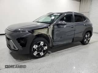 2025 Hyundai Kona SEL with VIN KM8HB3AB9SU224177, listed as a Copart auction lot 91002115 with 23,465 mi miles and Clean title. Bid and sale history available at DreamBid. Image 1.