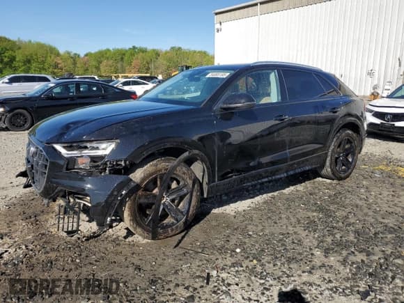 ✅ 2019 Audi Q8 Premium • VIN: WA1AVAF14KD017045 • Lot: 54085185. Listed on Copart with 78,342 mi. Free auction sales archive from the USA and detailed vehicle history report at DreamBid. Image 1.