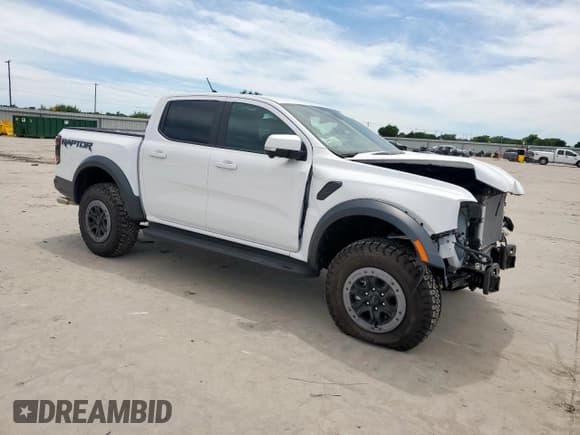 ✅ 2025 Ford Ranger Raptor • VIN: 1FTER4LR2SLE06182 • Lot: 57167345. Wystawiony na Copart z przebiegiem 302 mil. Bezpłatny archiwum sprzedaży aukcyjnych z USA i szczegółowy raport historii pojazdu na DreamBid. Zdjęcie 4.