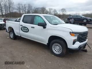 2023 Chevrolet Silverado 1500 Work Truck z VIN 1GCUDAEDXPZ303882, wystawiony jako IAAI lot #41587908 z przebiegiem 6 933 mil mil oraz . Historia ofert i sprzedaży dostępna na DreamBid. Obrazek 1.