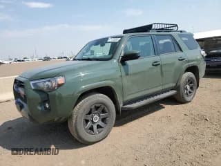 ✅ 2022 Toyota 4Runner Trail Special Edition • VIN: JTETU5JR6N6057296 • Lot: 71720055. Listed on Copart with 40,177 mi. Free auction sales archive from the USA and detailed vehicle history report at DreamBid. Image 1.