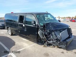✅ 2025 Chevrolet Express Passenger LS • VIN: 1GAZGNFP5S1105935 • Lot: 43649821. Listed on IAAI with Not provided. Free auction sales archive from the USA and detailed vehicle history report at DreamBid. Image 1.