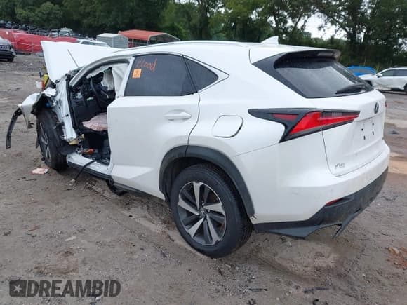 ✅ 2018 Lexus NX 300 • VIN: JTJYARBZ9J2093474 • Lot: 42959619. Listed on IAAI with 112,000 mi. Free auction sales archive from the USA and detailed vehicle history report at DreamBid. Image 3.