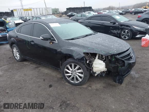 ✅ 2011 Mazda 6 i Touring • VIN: 1YVHZ8CH9B5M13365 • Lot: 43825951. Listed on IAAI with 158,519 mi. Free auction sales archive from the USA and detailed vehicle history report at DreamBid. Image 1.