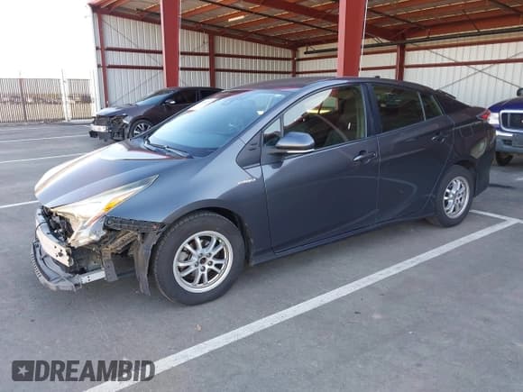 ✅ 2017 Toyota Prius Two • VIN: JTDKBRFU2H3029608 • Lot: 43480732. Listed on IAAI with 154,628 mi. Free auction sales archive from the USA and detailed vehicle history report at DreamBid. Image 2.