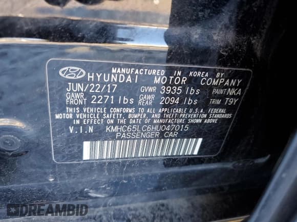 ✅ 2017 Hyundai Ioniq Blue • VIN: KMHC65LC6HU047015 • Lot: 85462824. Wystawiony na Copart z przebiegiem 82 048 mil. Bezpłatny archiwum sprzedaży aukcyjnych z USA i szczegółowy raport historii pojazdu na DreamBid. Zdjęcie 12.