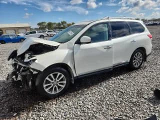 ✅ 2015 Nissan Pathfinder Platinum • VIN: 5N1AR2MMXFC608890 • Lot: 90347195. Listed on Copart with 142,148 mi. Free auction sales archive from the USA and detailed vehicle history report at DreamBid. Image 1.