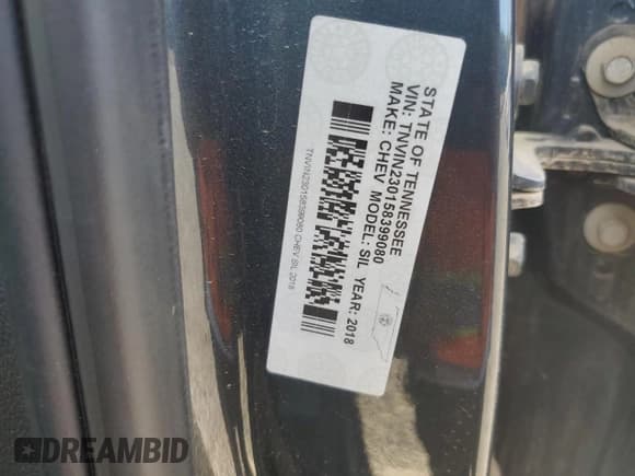 ✅ 2018 Chevrolet Silverado 1500 • VIN: TNV1N230158399080 • Лот: 63489073. Опубликован ранее на Copart с пробегом 80 942 миль. Бесплатный доступ к архиву аукционных продаж из США и подробный отчёт об истории автомобиля на DreamBid. Изображение 10.