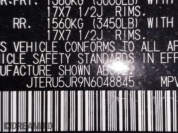 ✅ 2022 Toyota 4Runner TRD Off Road Premium • VIN: JTERU5JR9N6048845 • Lot: 41543315. Listed on IAAI with Not provided. Free auction sales archive from the USA and detailed vehicle history report at DreamBid. Image 9.