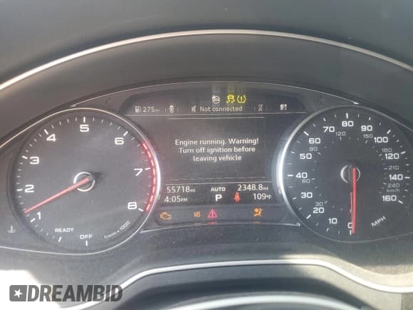 ✅ 2019 Audi Q7 Premium • VIN: WA1AAAF71KD031811 • Lot: 62885825. Listed on Copart with 55,718 mi. Free auction sales archive from the USA and detailed vehicle history report at DreamBid. Image 9.