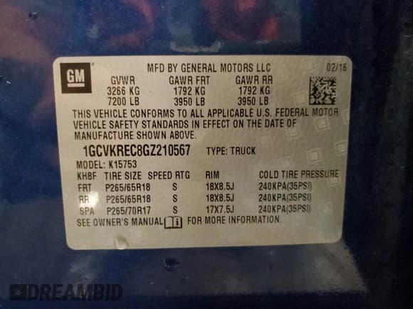 ✅ 2016 Chevrolet Silverado 1500 LT • VIN: 1GCVKREC8GZ210567 • Lot: 70027394. Wystawiony na Copart z przebiegiem 112 073 mil. Bezpłatny archiwum sprzedaży aukcyjnych z USA i szczegółowy raport historii pojazdu na DreamBid. Zdjęcie 12.