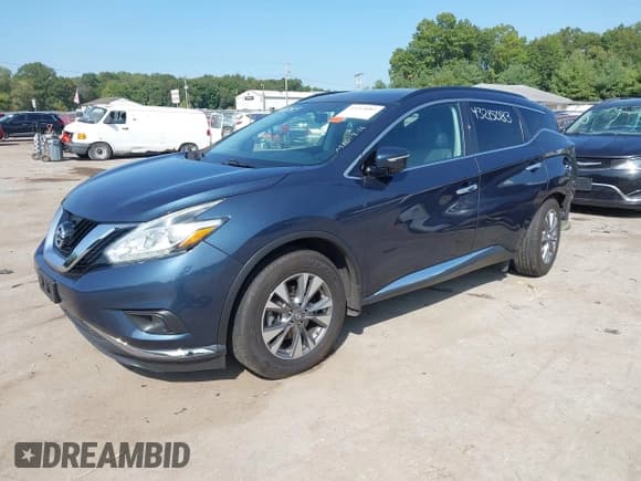 ✅ 2015 Nissan Murano Platinum • VIN: 5N1AZ2MHXFN241450 • Lot: 43215083. Wystawiony na IAAI z przebiegiem 78 549 mil. Bezpłatny archiwum sprzedaży aukcyjnych z USA i szczegółowy raport historii pojazdu na DreamBid. Zdjęcie 2.