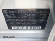 ✅ 2013 Hyundai Sonata SE • VIN: 5NPEC4AC4DH776198 • Lot: 43294226. Listed on IAAI with Not provided. Free auction sales archive from the USA and detailed vehicle history report at DreamBid. Image 9.