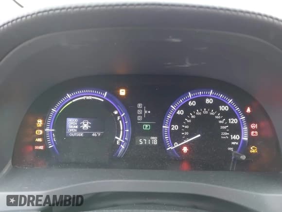 ✅ 2010 Lexus HS 250h Premium • VIN: JTHBB1BAXA2022364 • Lot: 43790729. Listed on IAAI with 57,118 mi. Free auction sales archive from the USA and detailed vehicle history report at DreamBid. Image 7.