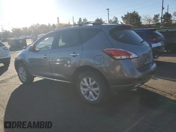 ✅ 2013 Nissan Murano SV • VIN: JN8AZ1MW8DW314324 • Lot: 89476595. Listed on Copart with Not provided. Free auction sales archive from the USA and detailed vehicle history report at DreamBid. Image 2.