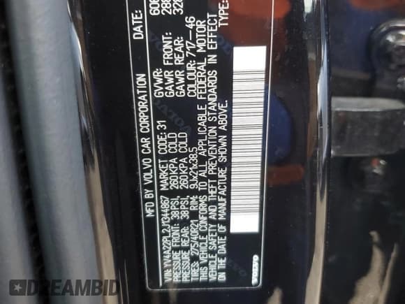 ✅ 2018 Volvo XC90 Inscription • VIN: YV4A22PL2J1344867 • Lot: 57841525. Listed on Copart with 55,085 mi. Free auction sales archive from the USA and detailed vehicle history report at DreamBid. Image 13.