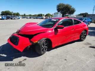 ✅ 2018 Honda Civic Si • VIN: 2HGFC3A54JH754708 • Лот: 91036575. Опубликован ранее на Copart с пробегом 76 923 миль. Бесплатный доступ к архиву аукционных продаж из США и подробный отчёт об истории автомобиля на DreamBid. Изображение 1.