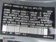 ✅ 2020 Honda Civic EX-L • VIN: SHHFK7H88LU222457 • Lot: 42992989. Listed on IAAI with Not provided. Free auction sales archive from the USA and detailed vehicle history report at DreamBid. Image 9.